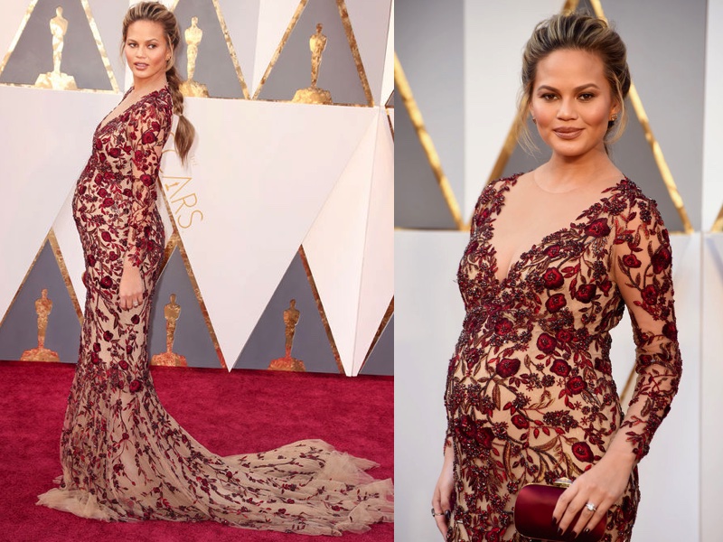 oscar 2016 Chrissy Teigen